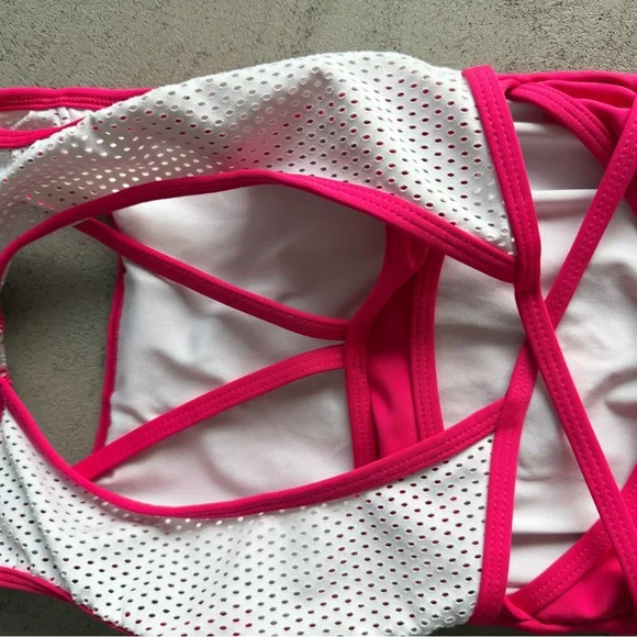 Sylvia P Pink Athletic Leotard - Picture 5 of 9
